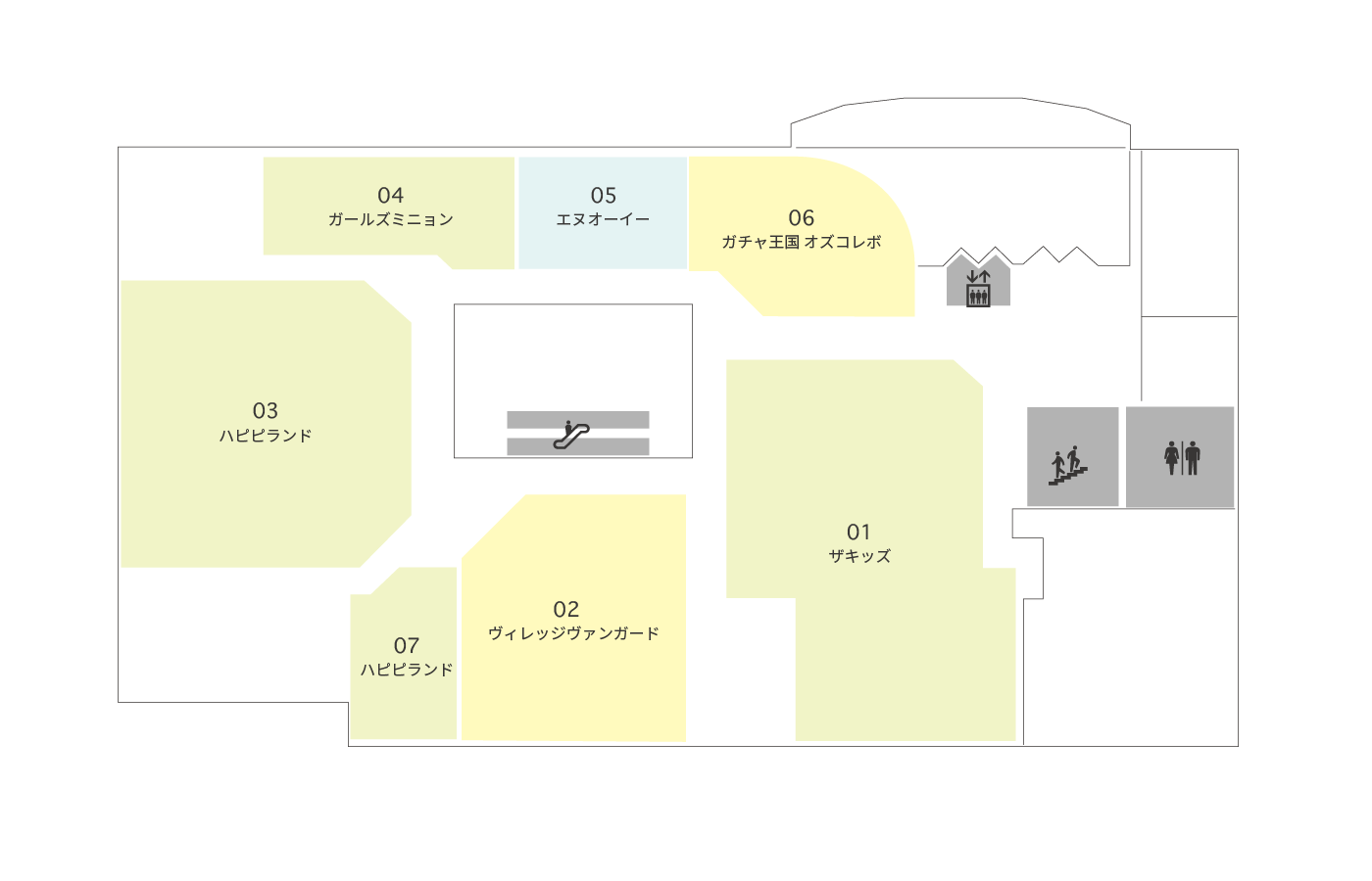 4Fのフロア図です